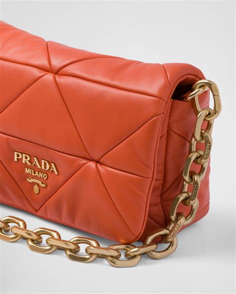 prada patchwork|PRADA Nappa Metal Quilted Small Patchwork System Flap Bag .